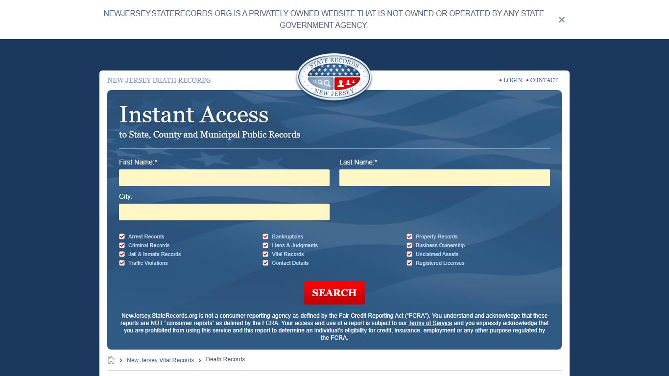 How to Find New Jersey Death Records | StateRecords.org